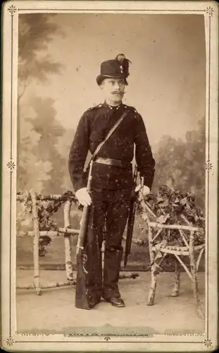 CdV KuK Soldat in Uniform, Portrait
