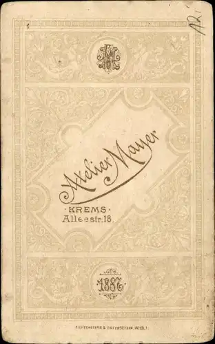 CdV KuK Soldat in Uniform, Portrait