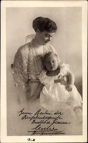 Ak Kronprinzessin Cecilie von Preußen, Prinzessin Alexandrine