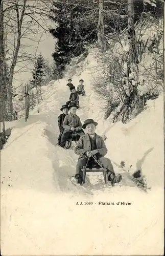 Ak Plaisirs d'Hiver, Schlitten