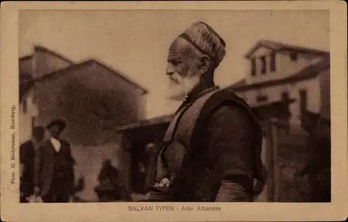 Ak Balkan Typen, Alter Albanese, Portrait
