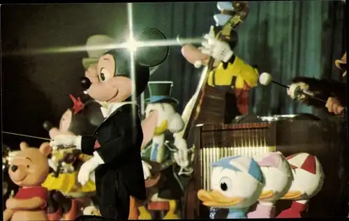 Ak Orlando Florida USA, Walt Disney World, The Mickey Mouse Revue, Goofy, Winnie Pooh