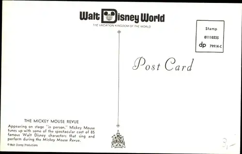 Ak Orlando Florida USA, Walt Disney World, The Mickey Mouse Revue, Goofy, Winnie Pooh