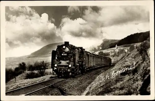 Ak Deutsche Eisenbahn, Dampflok 62 012