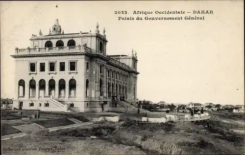 Ak Dakar Senegal, Afrique Occidentale, Palais du Gouvernement Général