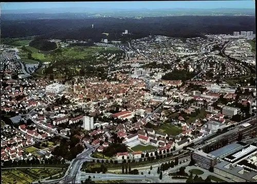 Ak Sindelfingen in Württemberg,, Gesamtansicht, Fliegeraufnahme