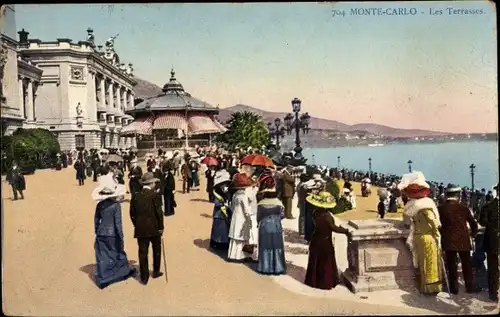 Ak Monte Carlo Monaco, Les Terrasses
