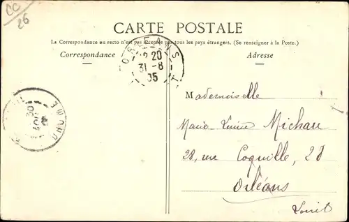 Ak Malissard Drôme, Vue generale