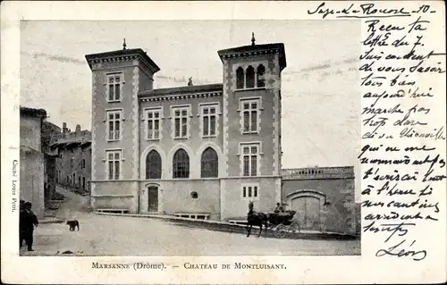 Ak Marsanne Drôme, Chateau de Montluisant