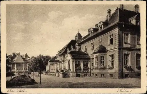 Ak Bad Steben in Oberfranken, Kurhaus, Stahlbad, Moorbad