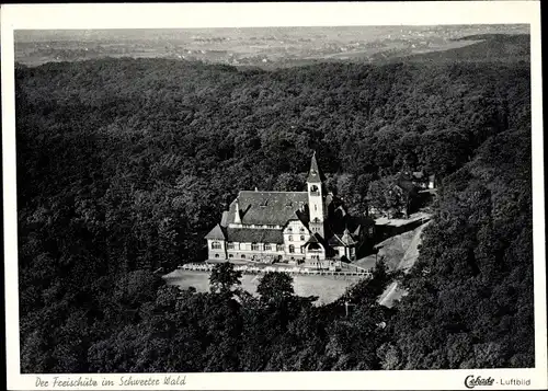 Ak Schwerte an der Ruhr, Gaststätten-Betriebe Freischütz im Schwerter Wald, Panorama