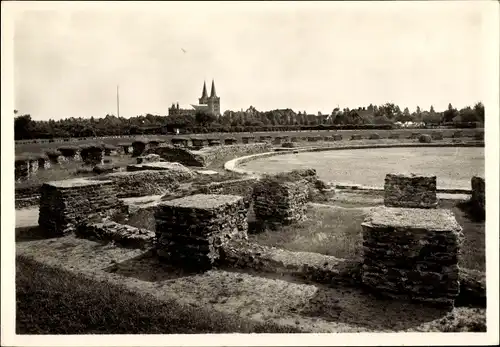 Ak Xanten am Niederrhein, Römisches Amphitheater, St. Viktarsdom