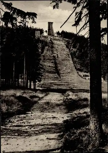 Ak Braunlage im Oberharz, Große Wurmbergschanze