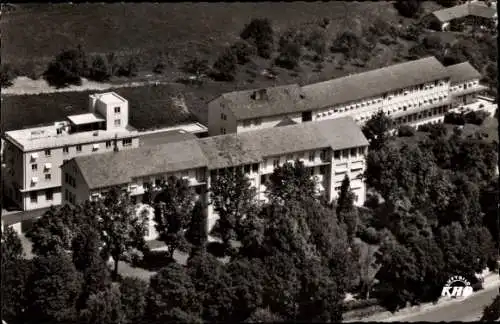 Ak Biberach an der Riß, Kreiskrankenhaus, Gesamtansicht, Fliegeraufnahme