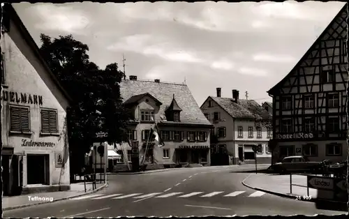 Ak Tettnang in Württemberg, Straßenpartie, Fachwerkhaus