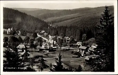 Ak Wildenthal Eibenstock im Erzgebirge, Teilansicht