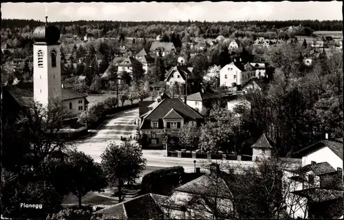 Ak Planegg Oberbayern, Teilansicht
