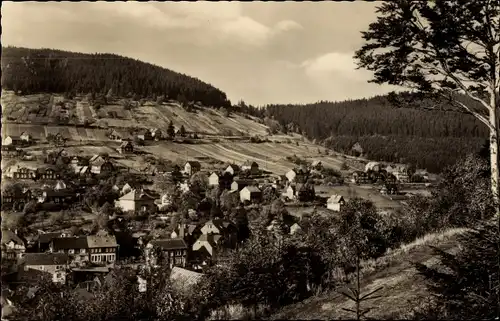 Ak Manebach Ilmenau in Thüringen, Gesamtansicht