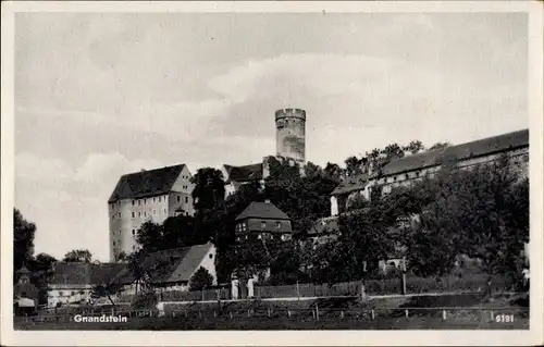 Ak Gnandstein Frohburg in Sachsen, Burg Gnandstein