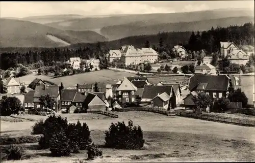 Ak Masserberg in Thüringen, Teilansicht