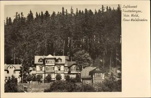 Ak Finsterbergen Friedrichroda im Thüringer Wald, Haus Waldfrieden