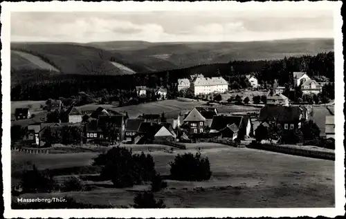 Ak Masserberg in Thüringen, Teilansicht