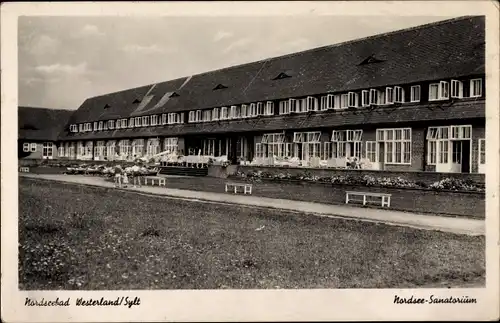 Ak Westerland auf Sylt, Nordsee-Sanatorium
