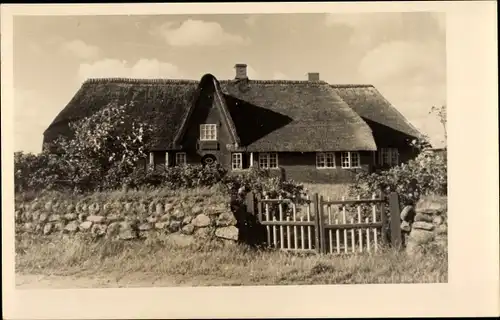 Ak Insel Sylt in Nordfriesland, Friesenhaus