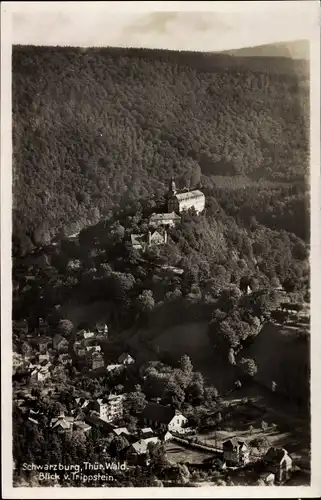 Ak Schwarzburg in Thüringen, Teilansicht