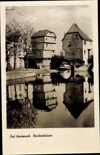 Ak Bad Kreuznach in Rheinland Pfalz, Brückenhäuser