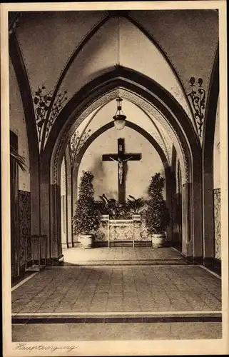 Ak Kiedrich im Rheingau Taunus, St. Valentius-Haus, Haupteingang