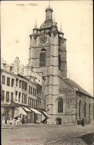 Ak Avesnes sur Helpe Nord, Eglise