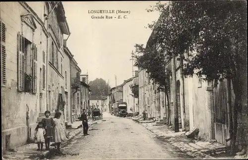 Ak Longeville en Barrois Meuse, Grande Rue