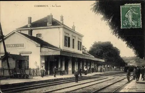 Ak Commercy Lothringen Meuse, La Gare