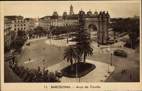 Ak Barcelona Katalonien Spanien, Arco de Triunfo