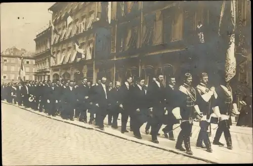 Foto Studentika Ak Innsbruck in Tirol, Prozession