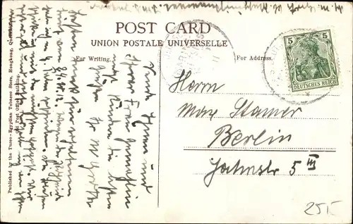 Ak Hongkong China, Panoramaansicht