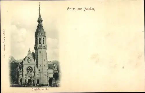 Ak Aachen in Nordrhein Westfalen, Christuskirche