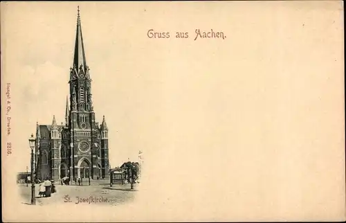 Ak Aachen in Nordrhein Westfalen, St. Josefkirche