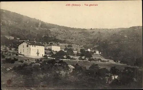 Ak Ans Drôme, Vue generale