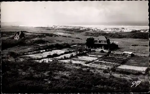 Ak Wissant Pas de Calais, Vue sur les Dunes et le Cap Gris Nez