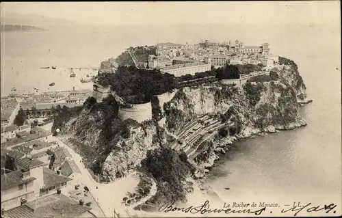 Ak Monte Carlo Monaco, Le Rocher