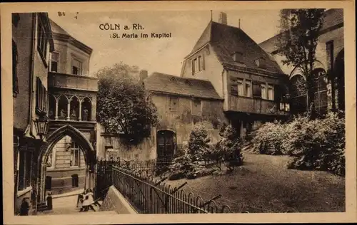 Ak Köln am Rhein, St. Maria im Kapitol