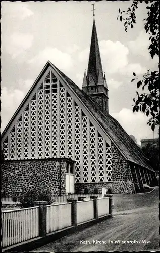 Ak Wilsenroth Dornburg im Westerwald Hessen, Kath. Kirche