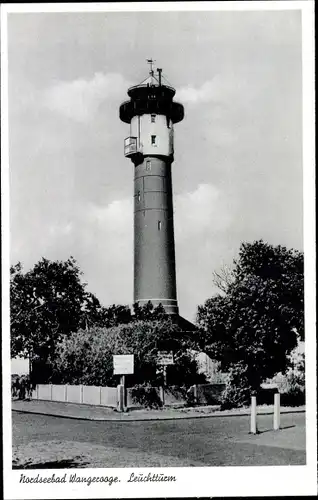 Ak Nordseebad Wangerooge in Ostfriesland, Leuchtturm