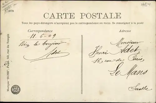 Ak Paris XVIII. Arrondissement Buttes-Montmartre, La Rue de la Barre