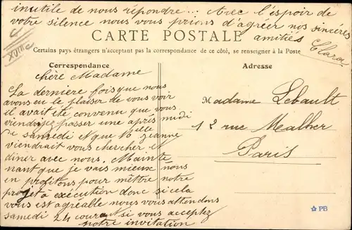 Ak Paris XVIII. Arrondissement Buttes-Montmartre, Rue Cortot