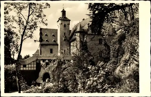 Ak Kronberg Taunus, Blick auf die Burg, Berg, Turm
