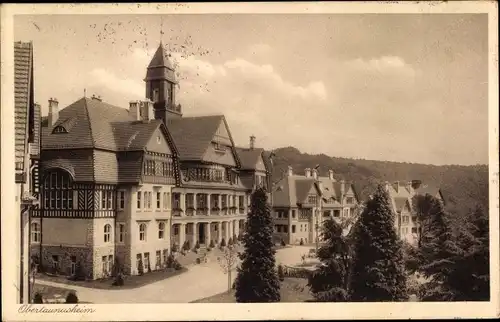 Ak Falkenstein Königstein im Taunus, Obertaunusheim, Panorama