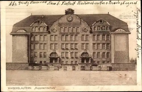 Ak Kaiserslautern in der Pfalz, Rupprechtschule